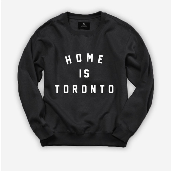 Peace Collective TORONTO Canada Baby Boy Crewneck Sweatshirt Black NEW 0-3 Mos - Picture 1 of 5